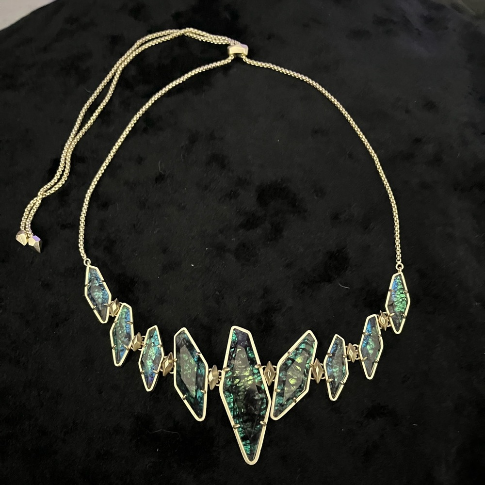 Kendra Scott Bernice Dichroic Statement Necklace